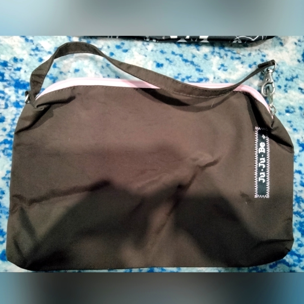 Jujube Be Quick chocolate brown pink lining OG vintage